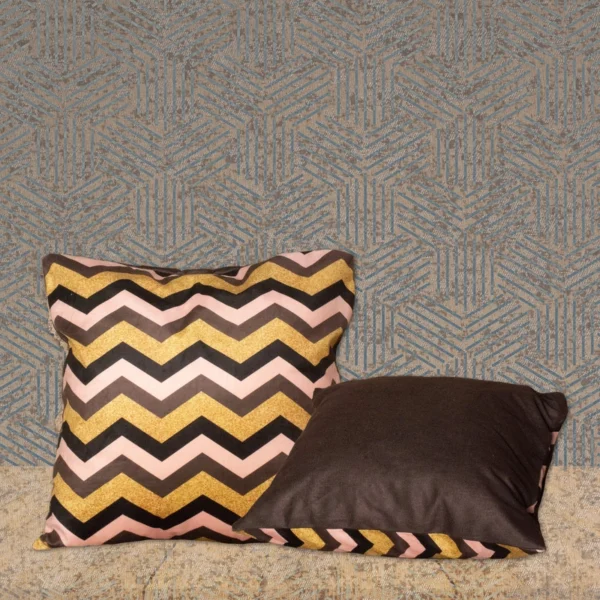 geometric design cushion cover