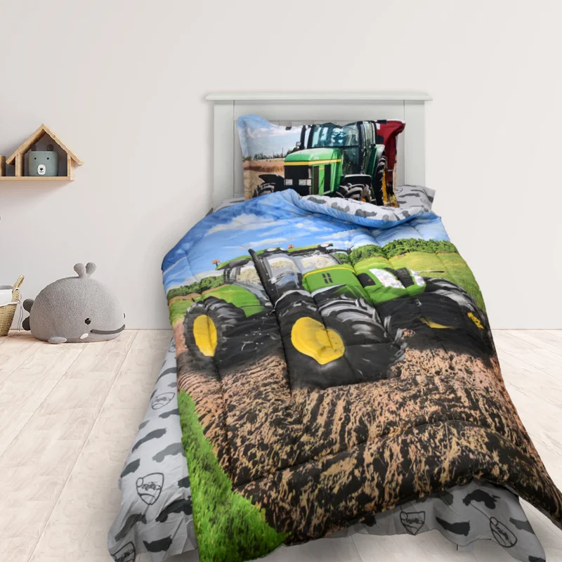 Kids Comforter Set - Crop Tractor kids comforter set crop tractor