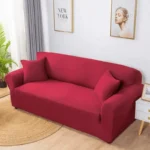 Premium Fitted Sofa Cover - Maroon