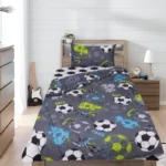 Kids Comforter Set - Football