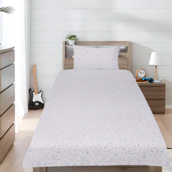 100% Cotton Single Bedsheet For Kids - SEA WORLD