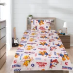 Cotton Single Bedsheet For Kids - PAW PATROL