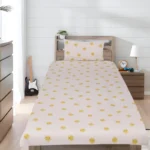 Cotton Single Bedsheet For Kids - THE SUN